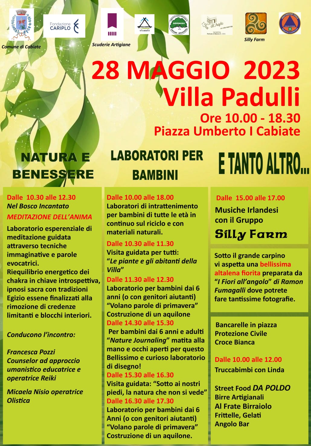 Scopri di più sull'articolo 28 maggio 2023 Villa Padulli