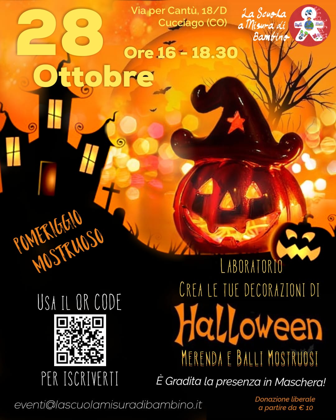 Al momento stai visualizzando Pomeriggio Mostruoso Festa Halloween